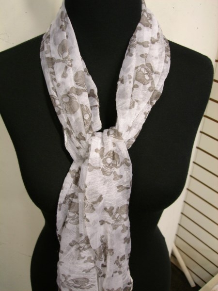 Fashion Summer Scarves W/ Skulls